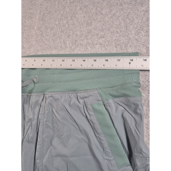 Lululemon Dance Studio Mid Rise Full Length Pants 14 Crater Blue Green W5ENNR - Picture 3 of 8
